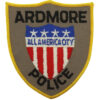 United States Ardmore Police Cloth Patch Badge