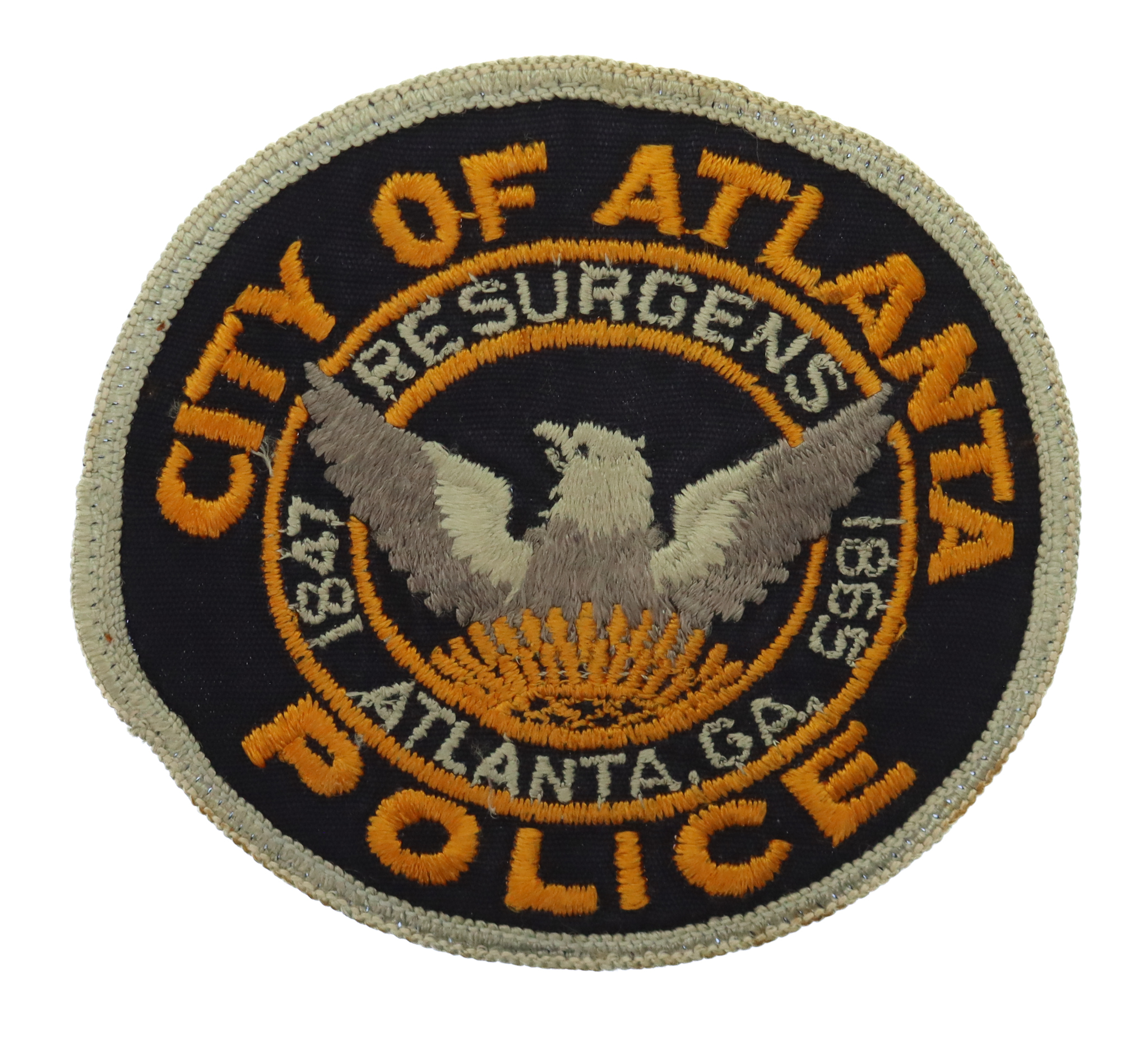 United States City of Atlanta Police Cloth Patch Badge