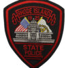 United States Rhode Island State Police Cloth Patch Badge