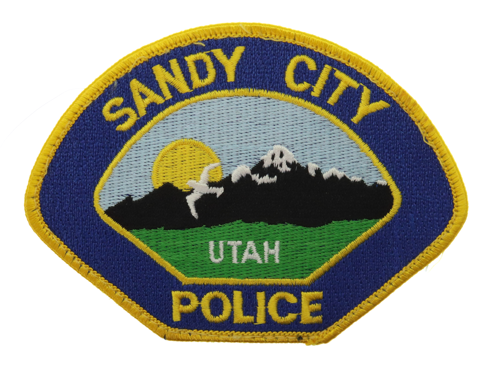United States Sandy City Utah Police Cloth Patch Badge
