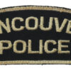Canadian Vancouver Police Cloth Patch Badge