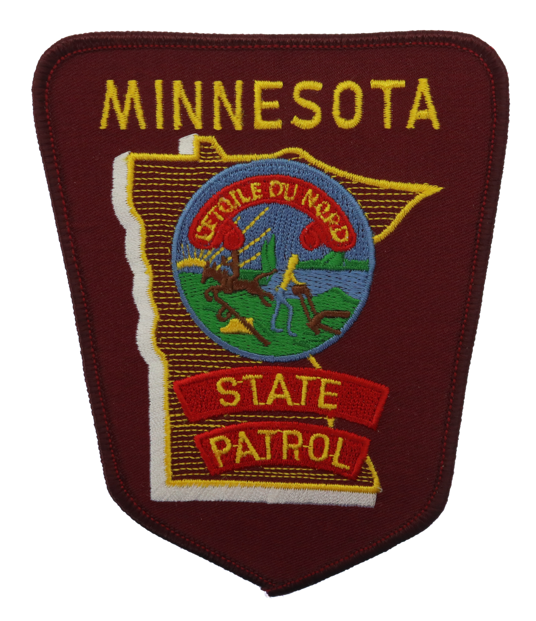 United States Minnesota State Patrol Cloth Patch Badge