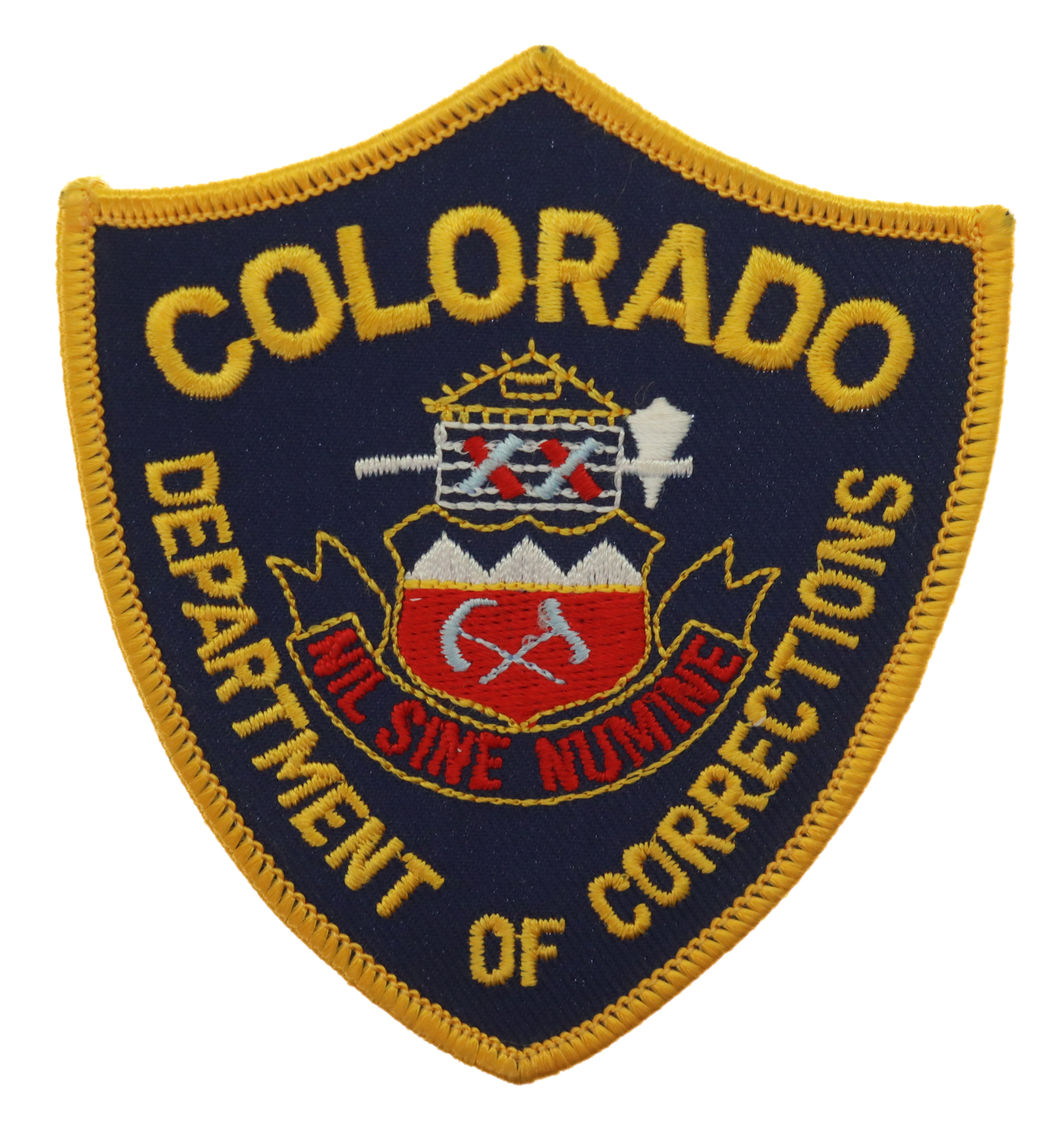 United States Colorado Department of Corrections Cloth Patch Badge