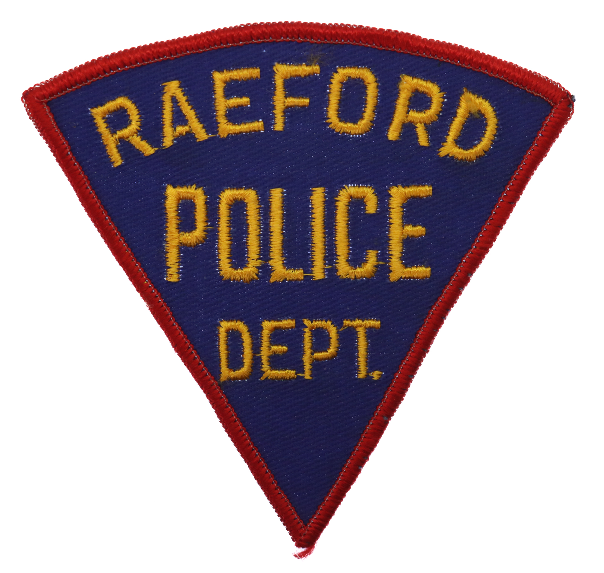 United States Raeford Police Dept. Cloth Patch Badge