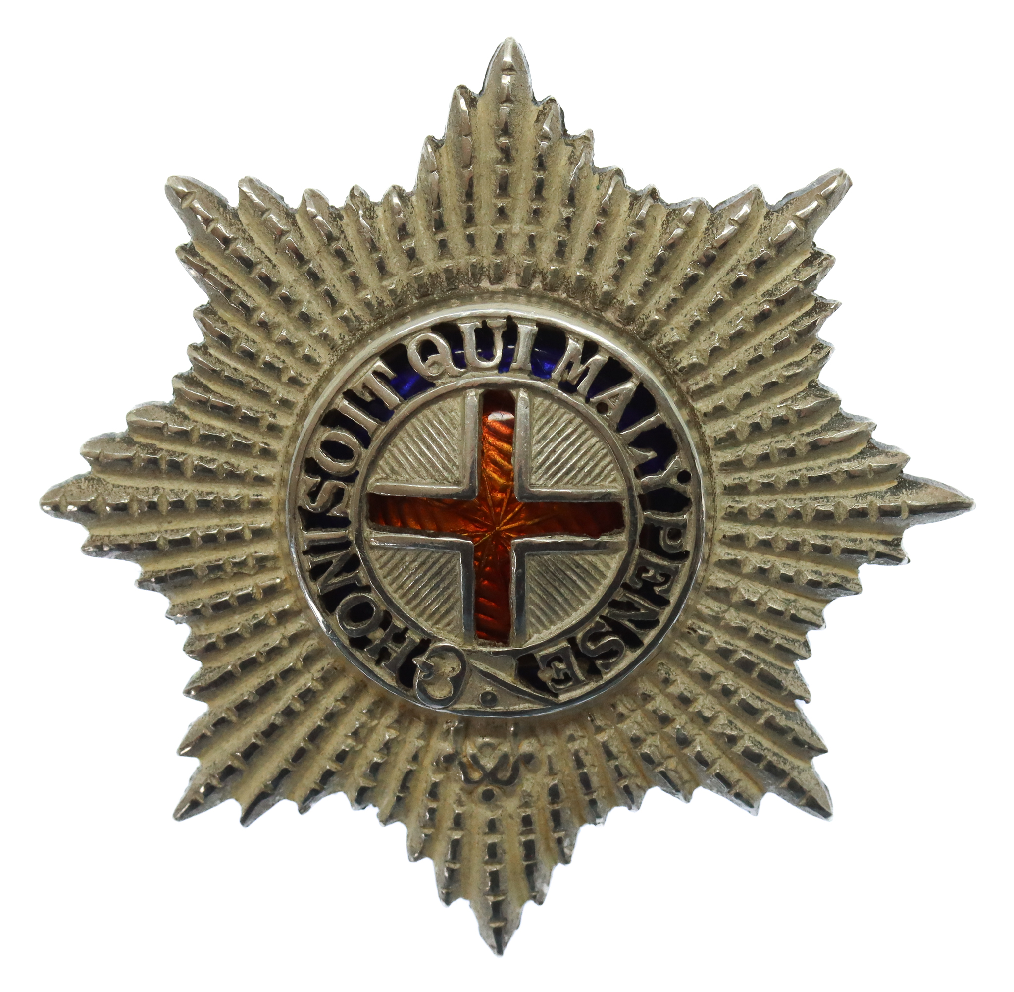 Coldstream Guards Warrant Officer's Forage Cap Badge