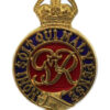 George VI Household Cavalry Officer's Gilt & Enamel Cap Badge