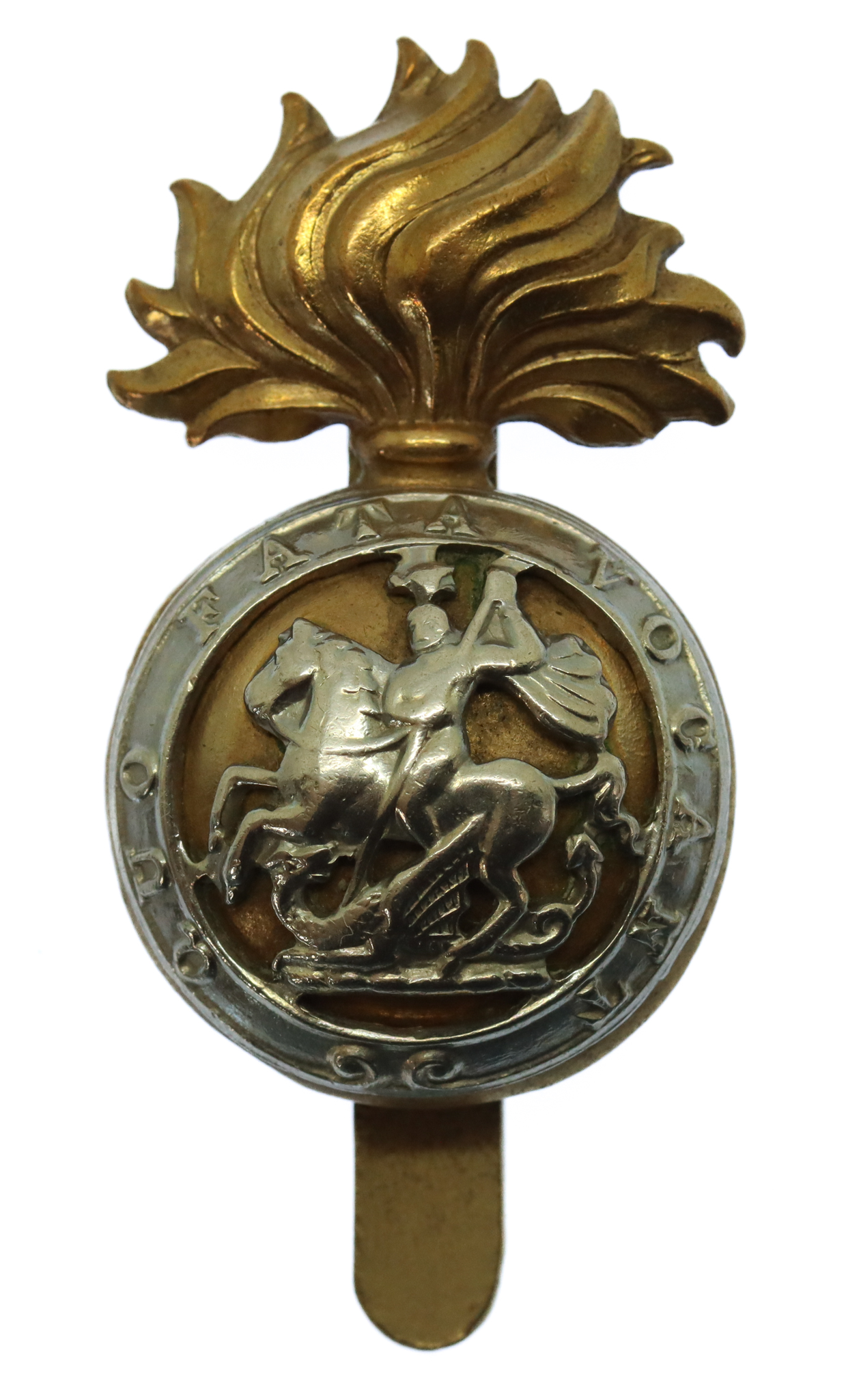 Royal Northumberland Fusiliers Bi-metal Cap Badge