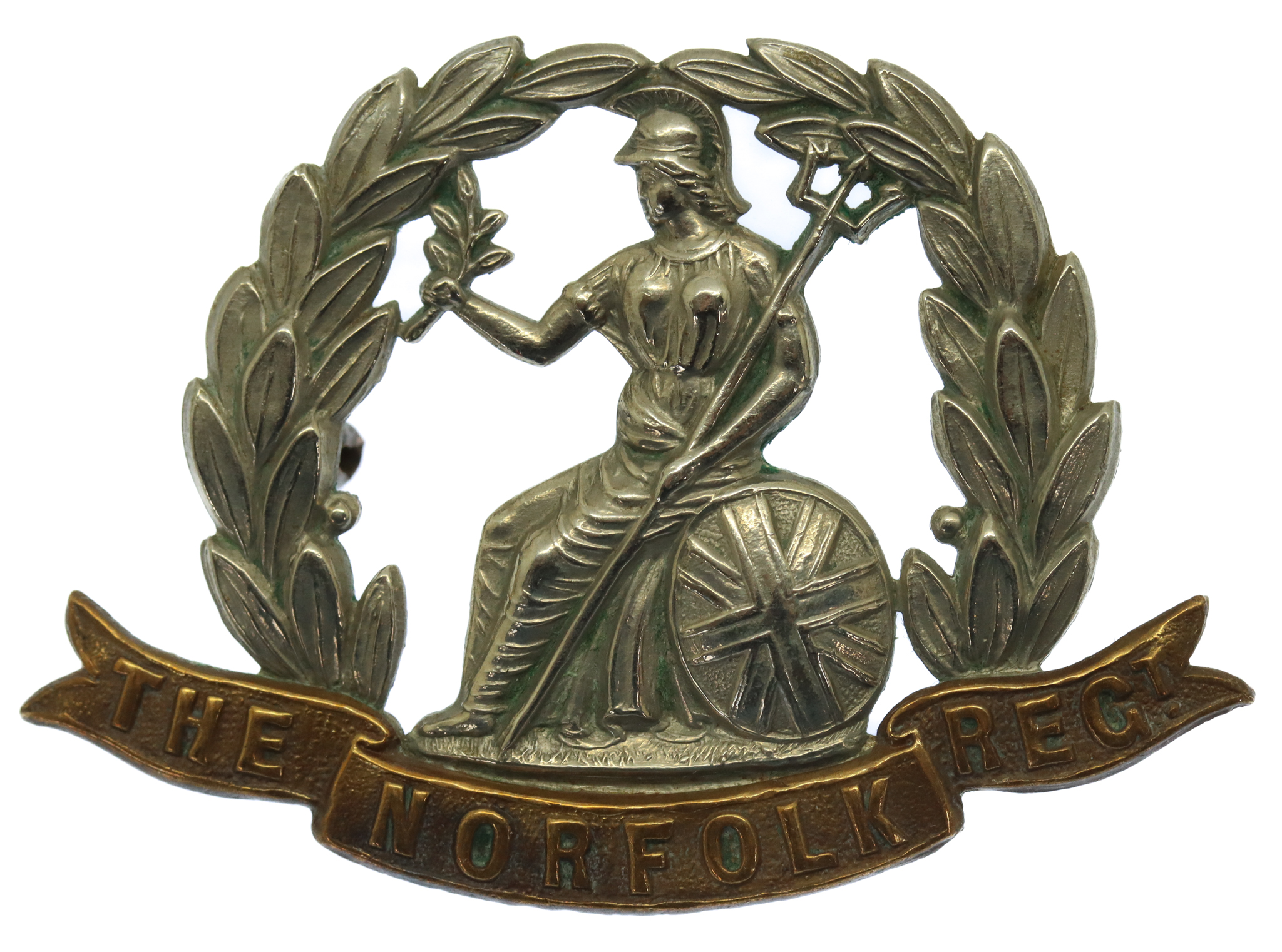 Victorian/Edwardian Norfolk Regiment Cap Badge