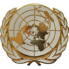 United Nations UN Peace Keeping Force Beret Badge
