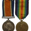 WW1 British War & Victory Medal Pair - Pte. J.S. Lawton, Manchester Regiment