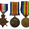 WW1 1914-15 Star Medal Trio - Pte. A. Reeve, 7th Bn. Norfolk Regiment - K.I.A. 30/11/17