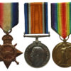 WW1 1914-15 Star Medal Trio - Lieut. J. McKelvey, Royal Naval Reserve