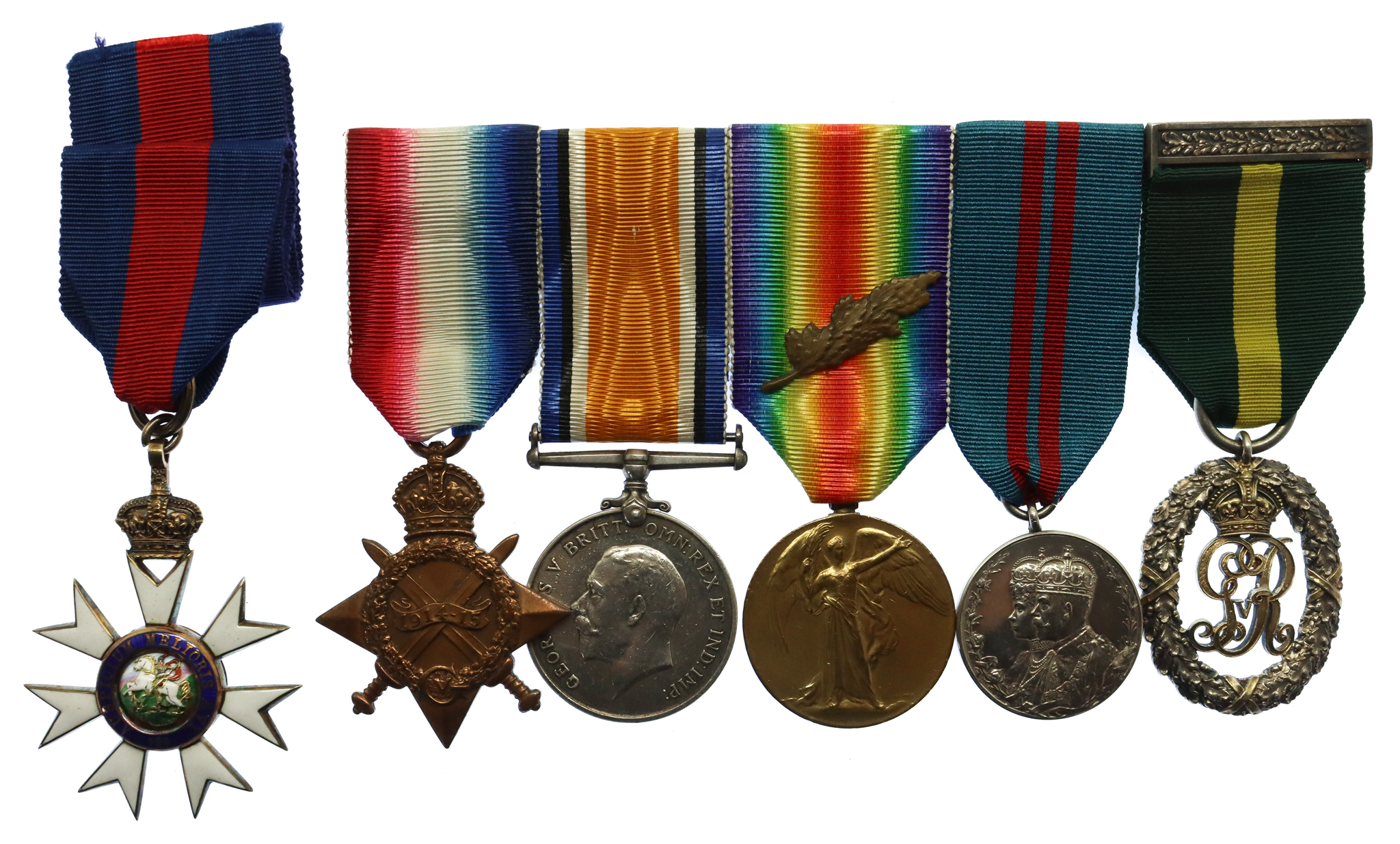 WW1 CMG and Mentioned in Despatches (x 4) Medal Group of Six - Colonel W.C. Galbraith, Army Service Corps