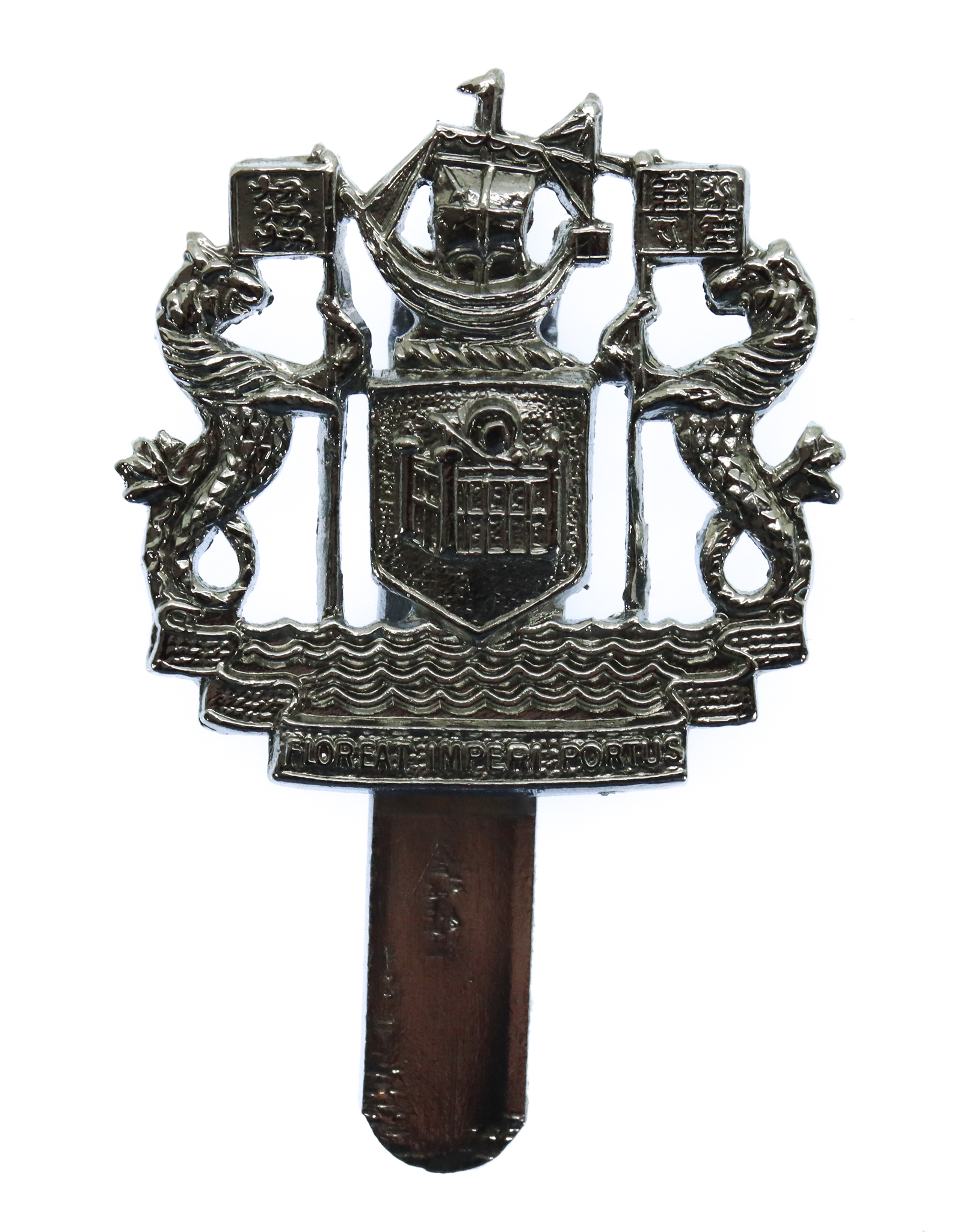 Port of London Authority Police Coat of Arms Cap Badge