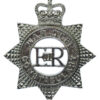 EIIR War Department Constabulary Chrome Star Cap Badge