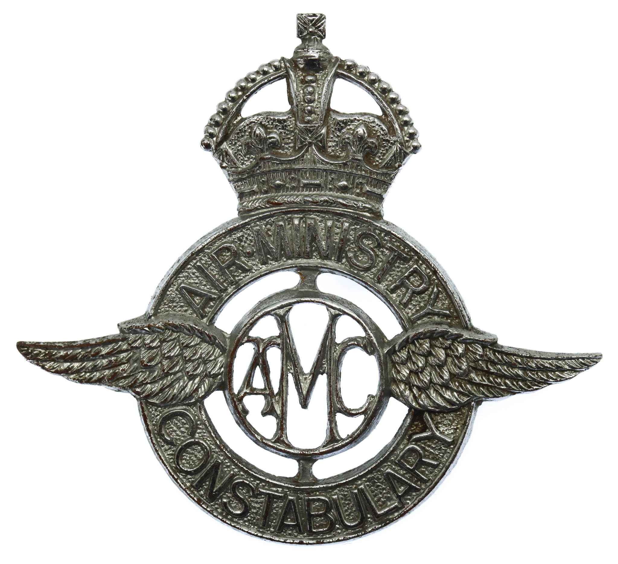Air Ministry Constabulary Cap Badge - King's Crown
