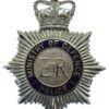 Ministry of Defence Police Enamelled Helmet Plate - Queen's Crown
