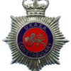 United Kingdom Atomic Energy Authority (U.K.A.E.A.) Constabulary Enamelled Helmet Plate - Queen's Crown