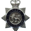 United Kingdom Atomic Energy Authority (U.K.A.E.A.) Constabulary Enamelled Cap Badge - Queen's Crown