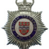 British Transport Police Enamelled Helmet Plate - Queen's Crown