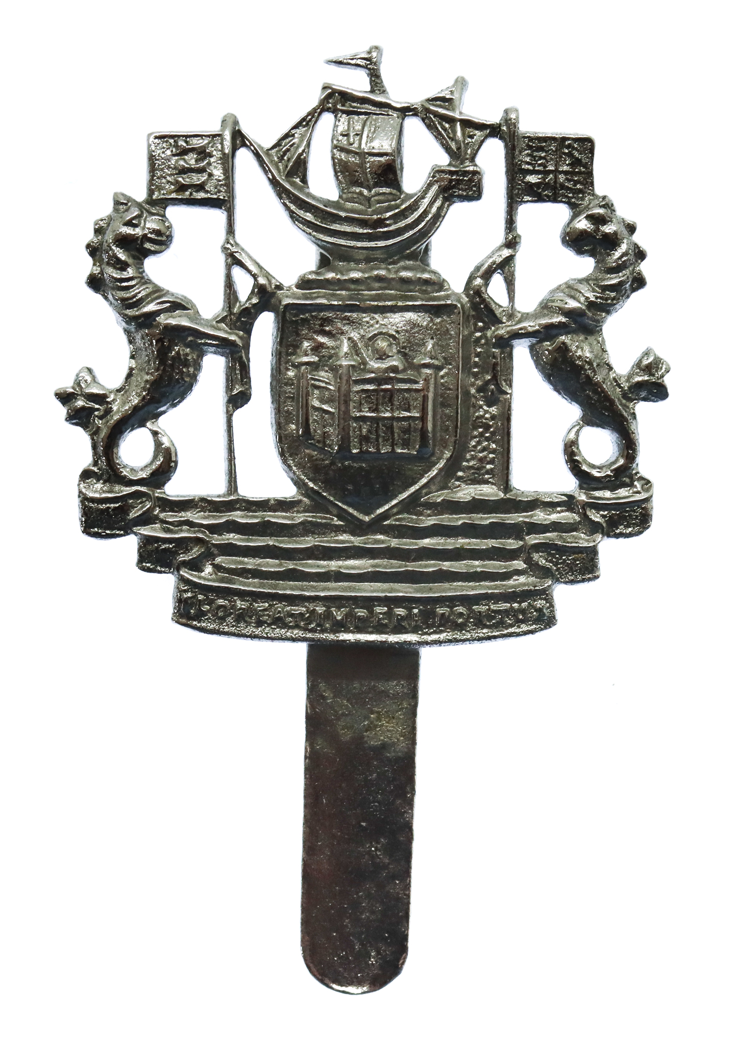 Port of London Authority Police Coat of Arms Cap Badge