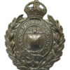Newport Borough Police Wreath Cap Badge - King's Crown