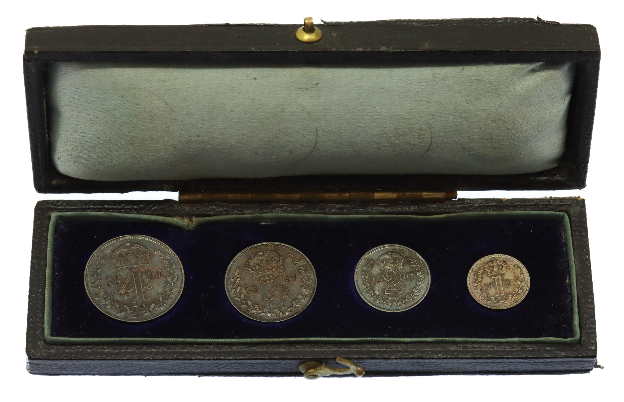 1897 Victoria Maundy Money Coin Set in Dated Box