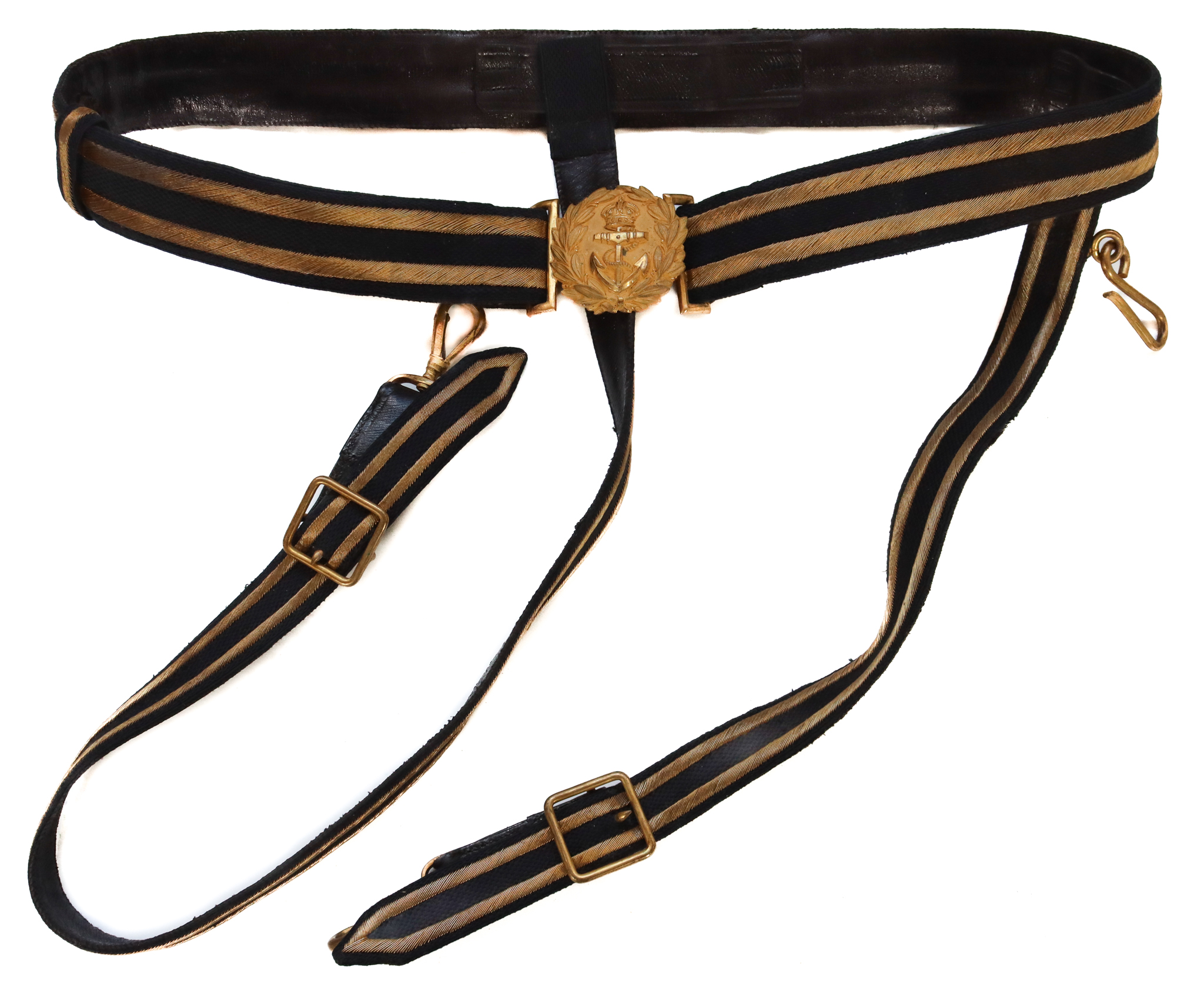 Royal Navy Officer's Dress Sword Belt