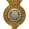 Duke of Lancaster's Own Yeomanry Officer's Silvered & Gilt Cap Badge