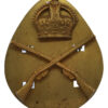 British Army Crossed Rifles Marksman's/Sergeant Instructor of Musketry Arm Badge - King's Crown