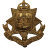 East Surrey Regiment WW1 All Brass Economy Cap Badge