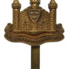 Cambridgeshire Regiment WW1 All Brass Economy Cap Badge 