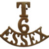 6th Territorial Bn. Essex Regiment (T/6/ESSEX) Shoulder Title