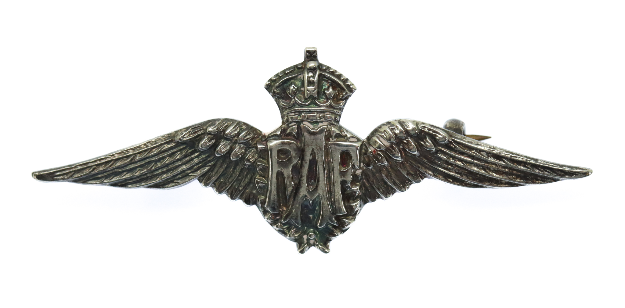 Royal Air Force (R.A.F.) Silver Sweetheart Brooch