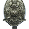 Scottish Police Forces Chrome Cap Badge - King's Crown