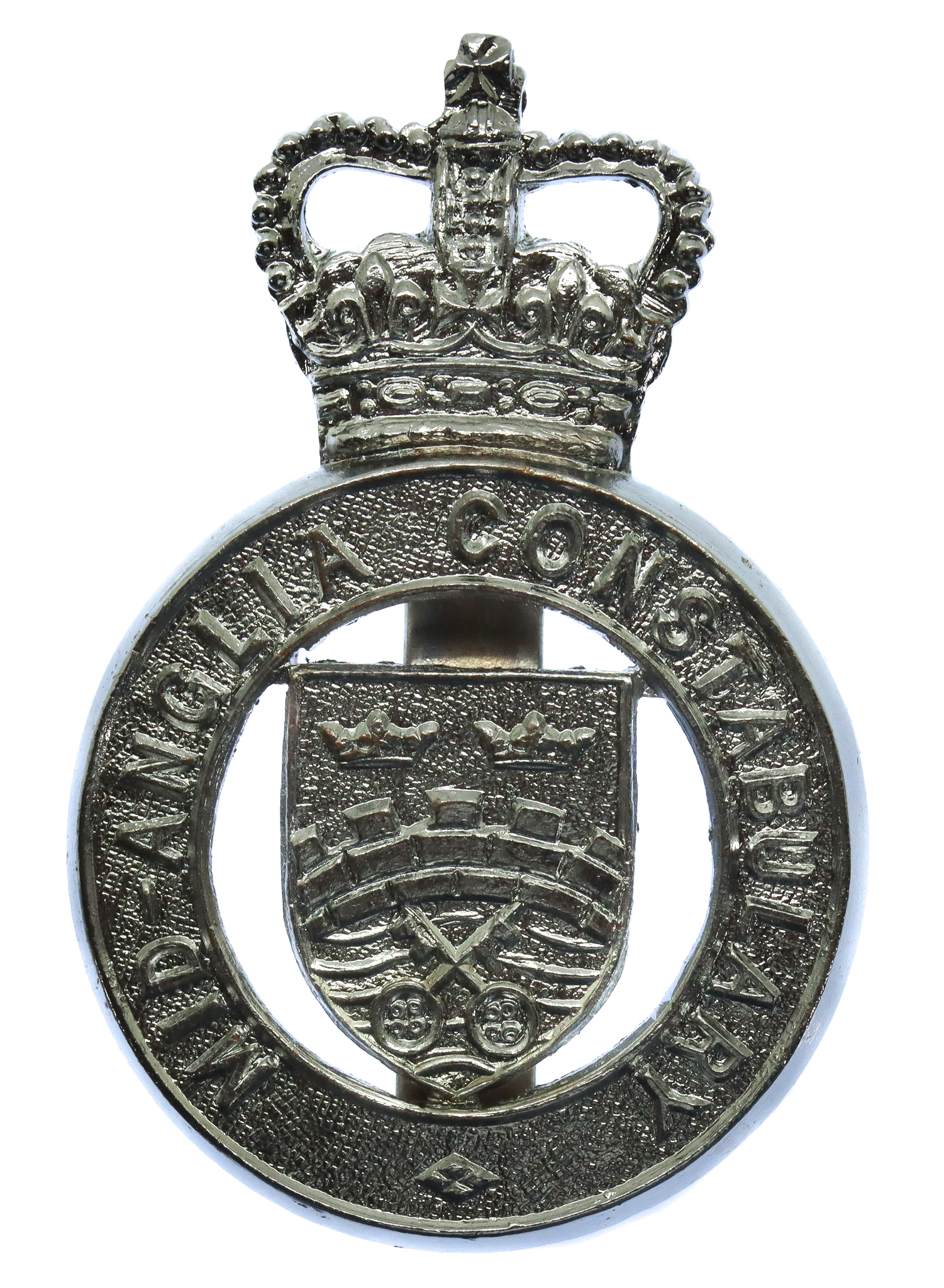 Mid- Anglia Constabulary Cap Badge - Queen's Crown