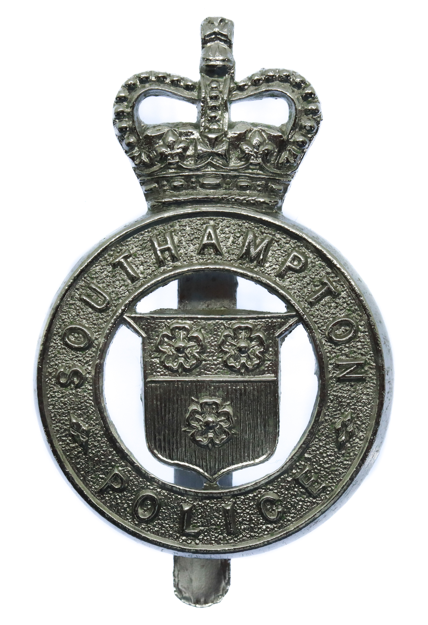 Southampton Police Cap Badge - Queen's Crown