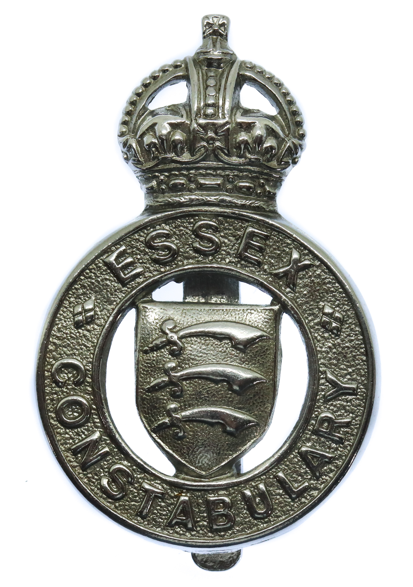 Essex Constabulary Cap Badge - King's Crown
