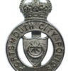 Portsmouth City Police Cap Badge - King's Crown
