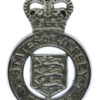 States of Jersey Police Cap Badge - Queen's Crown