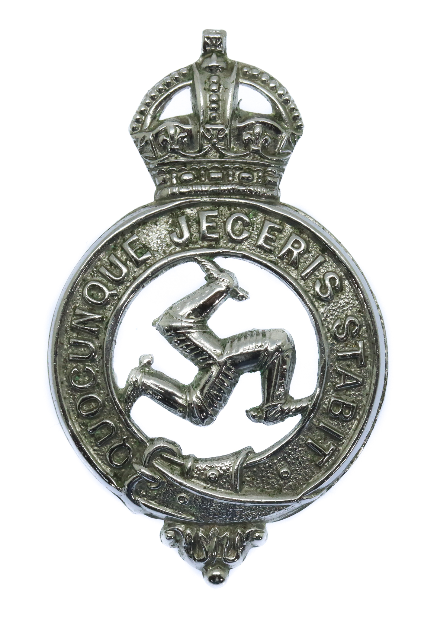 Isle of Man Constabulary Cap/Collar Badge - King's Crown