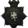 Somersetshire Constabulary Night Helmet Plate - King's Crown