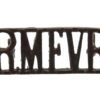 Royal Marines Forces Volunteer Reserve (R.M.F.V.R.) Shoulder Title