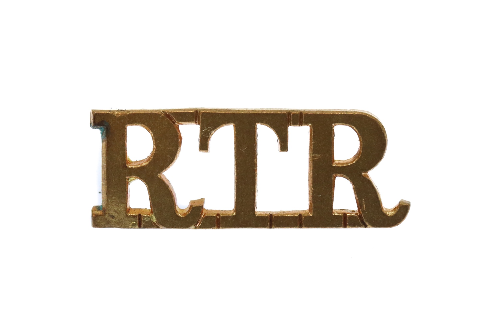 Royal Tank Regiment (R.T.R.) Officer's Shoulder Title