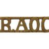 Royal Army Ordnance Corps (R.A.O.C.) Officer's Shoulder Title