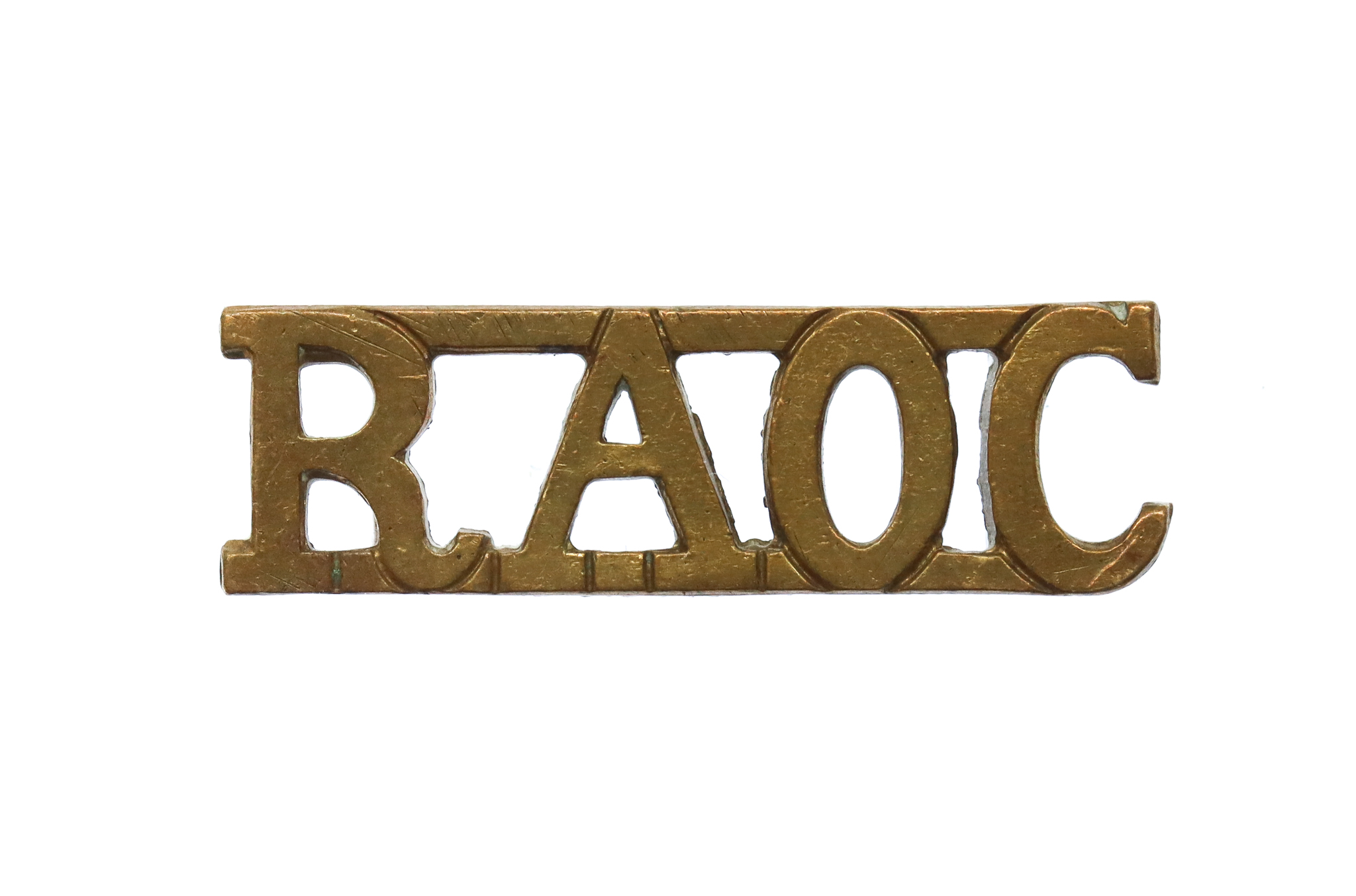 Royal Army Ordnance Corps (R.A.O.C.) Officer's Shoulder Title