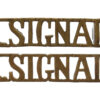 Pair of Royal Corps of Signals (R.SIGNALS) Shoulder Titles