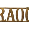 Royal Army Ordnance Corps (R.A.O.C.) Shoulder Title