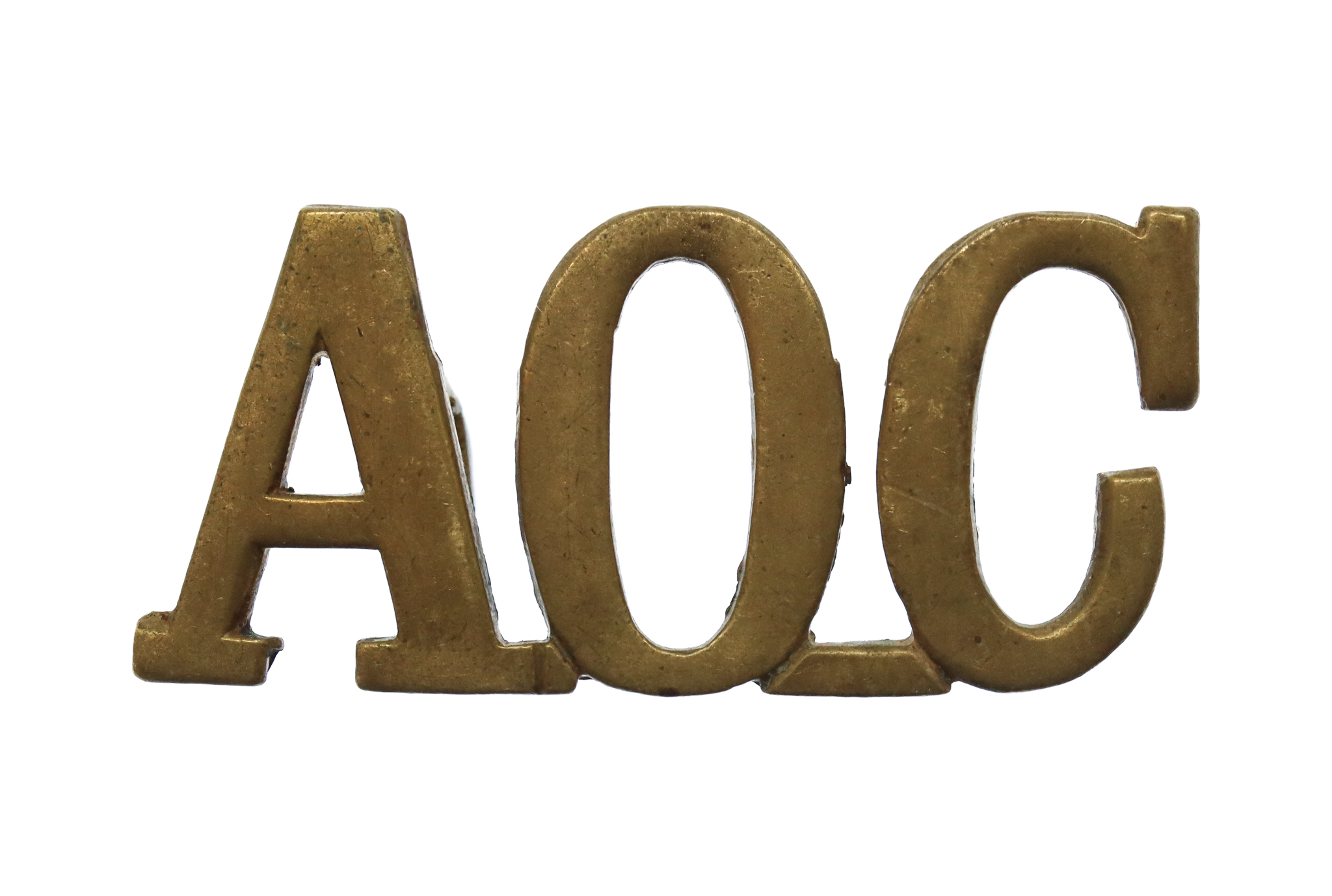 Army Ordnance Corps (A.O.C.) Shoulder Title
