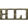Highland Light Infantry (H.L.I.) White Metal Shoulder Title
